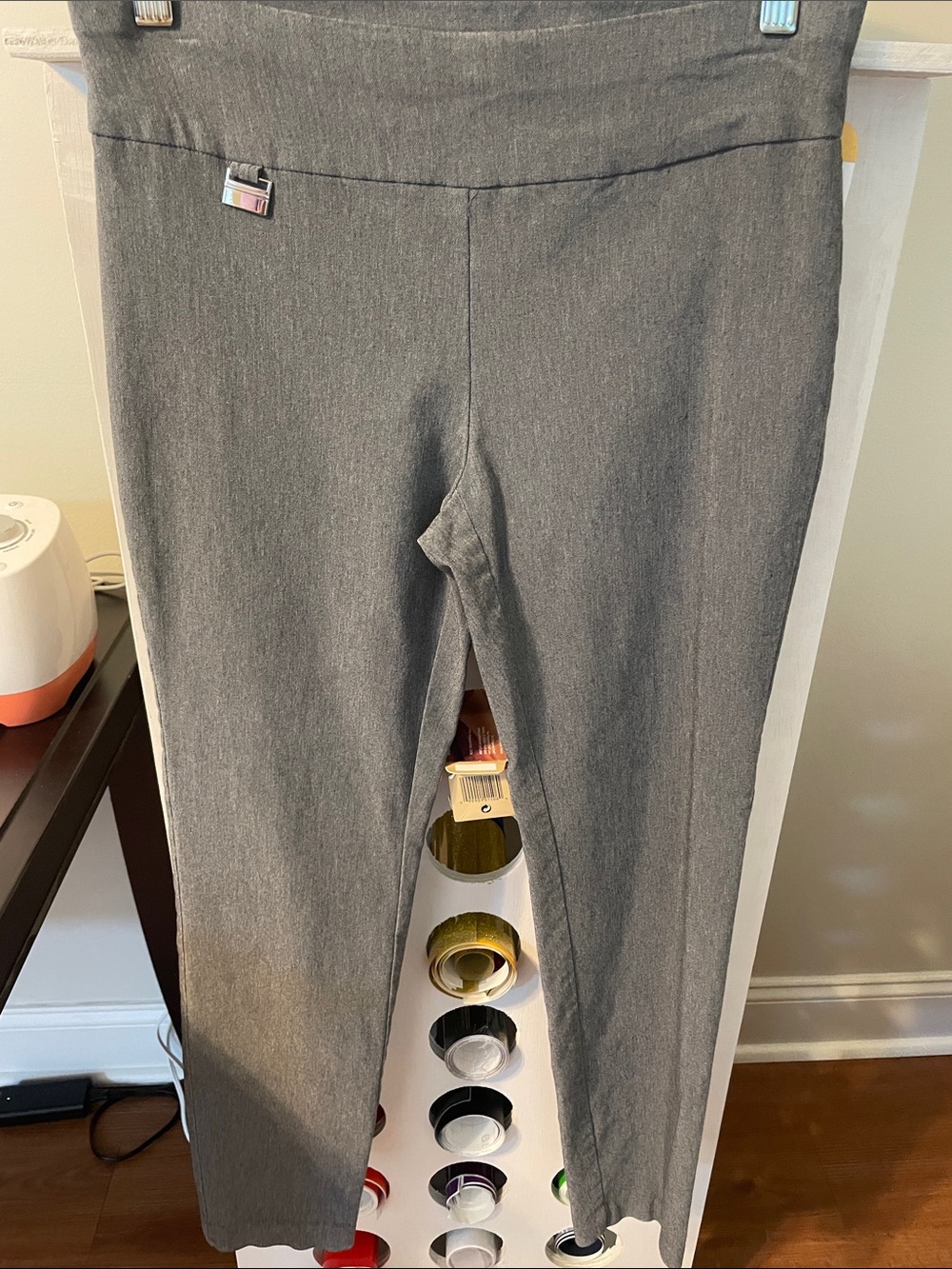 Alfani Charcoal Gray Ponte Pull-On Leggings